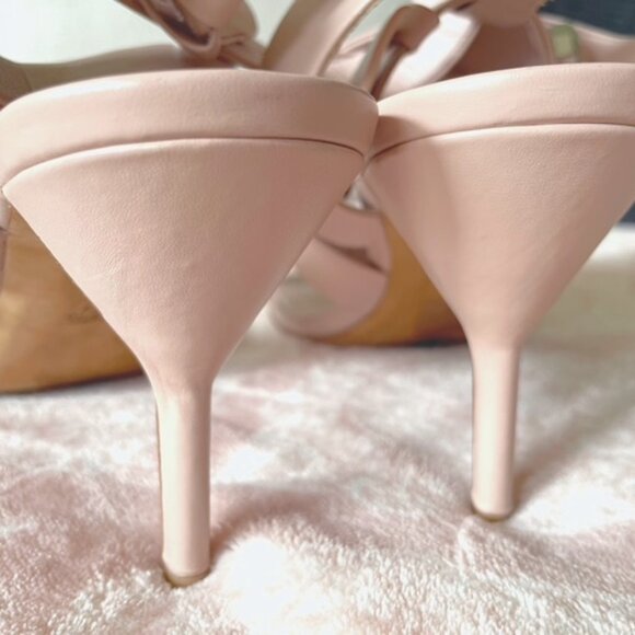 Phillip Lim 3.1 Dusty Pink Leather Sandal Crystal Ankle Strap - Picture 10 of 13